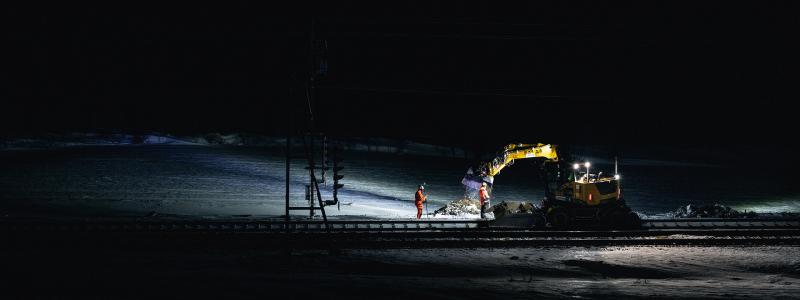Ordervärdet uppgår till 326 miljoner kronor och omfattar bland annat järnvägsbank, broar och teknisk infrastruktur. Foto: Nyab