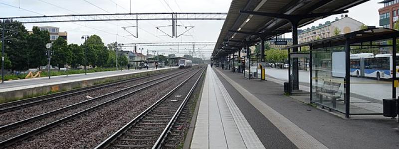 Örebro centralstations spår. Foto: Wikimedia Commons