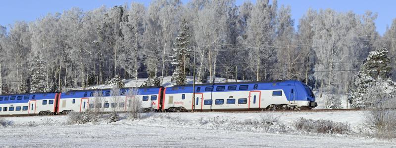 Mälartåg. Foto Niklas Björling