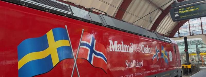 Snälltåget på Malmö Central Foto: Snälltåget