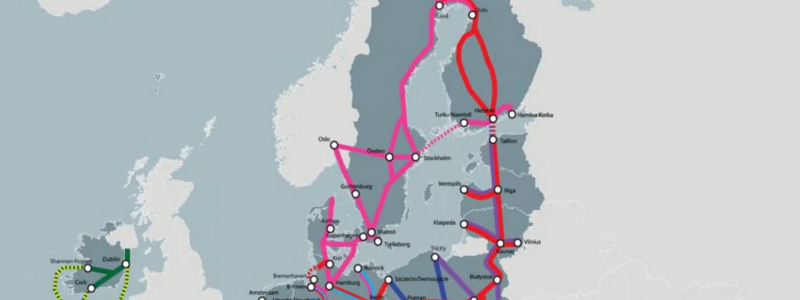 Hela sträckan Oslo-Stockholm inkluderas i den så kallade Scan-Med-Korridoren. Karta: Oslo-Sthlm 2.55