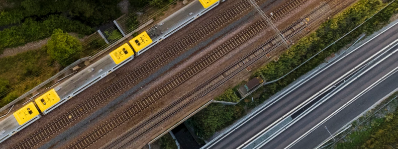 Ostlänken är en 16 mil ny järnväg mellan Järna och Linköping och den första delen av nya stambanor i Sverige. Foto: Trafikverket