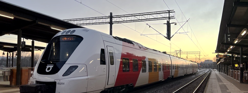 Östgötapendeln i Linköping. Foto: Karolina Wiborn/Östgötatrafikens Pressbild