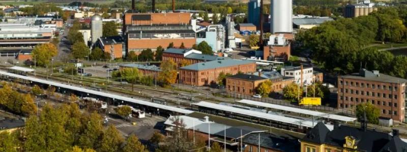 Ostlänken i Linköpings kommun sträcker sig från Bäckeby fram till väster om centrala Linköping. Foto: Trafikverket