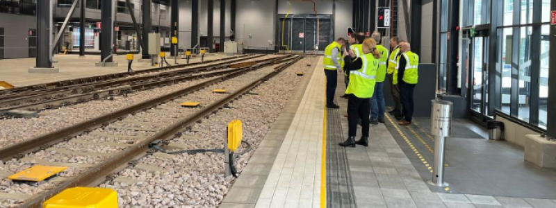 Övningsanläggning för järnvägsrelaterade yrken i Kouvola i Finland. Foto Arkivbild/Mälardalsrådet