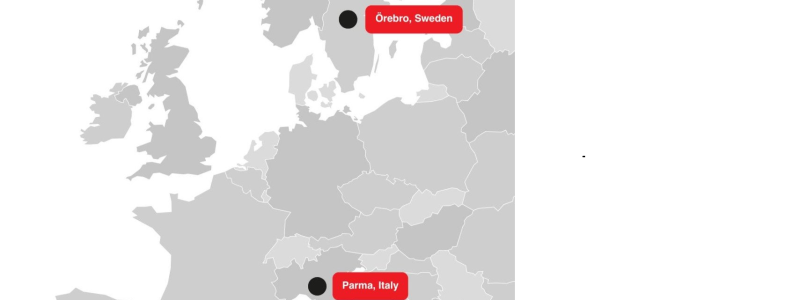 En ny direktförbindelse mellan Parma och Sverige med en transittid på tre dygn. Bild: Nurminen