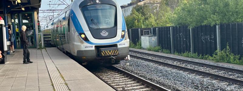 Pendeltåg av typen X60. Foto: Stina Wickenberg