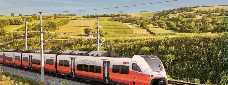 ÖBB’s Mireo-flotta växer till 100 tåg. Foto: © ÖBB