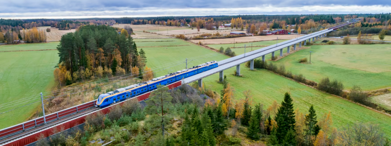 föreningen ”Ja till Norrbotniabanan E4 – Lomtjärn” får nej. Foto: Piteå kommun