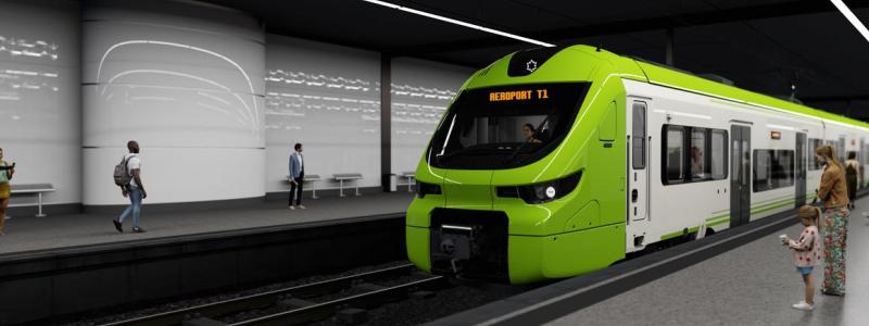 Alstom presenterade nyligen designen av de nya Coradia Stream-enplans-tågen för Ferrocarrils de la Generalitat de Catalunya (FGC) på "Tomorrow Mobility World Congress" i Barcelona. BILD: Alstom