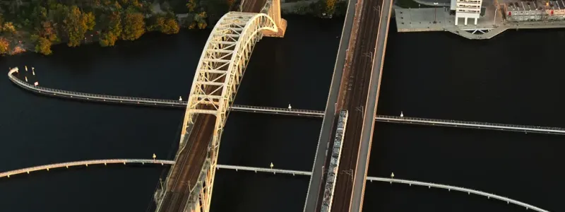 Årstabron mellan Södermalm och Årsta i Stockholm. Foto: Trafikverket