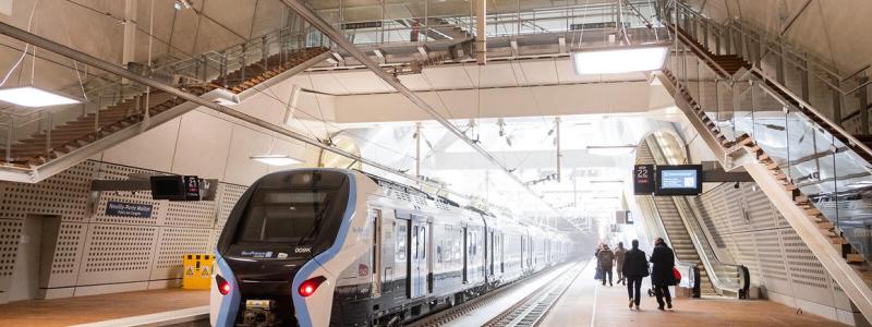 Passagerarna kan räkna med hög komfortnivå i RER NG. Foto: SNCF, Kredit: Giullaume Blanchon