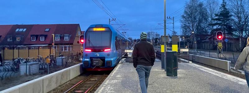 Kostnaden för Roslagsbanans utbyggnad skenar. Foto: Stina Wickenberg