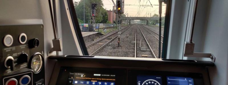 Siemens testar automatiska tåg på järnväg i Finland. Foto: Siemens Mobility