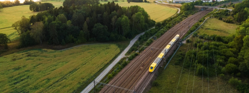 Sträckan Sillekrog– Sjösa är cirka 19 kilometer lång. Foto: Trafikverket