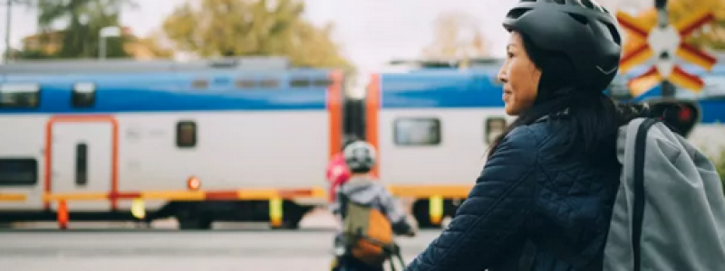Trafikverket byter ut räls och slipers mellan Flen och Sparreholm. Foto: Trafikverket