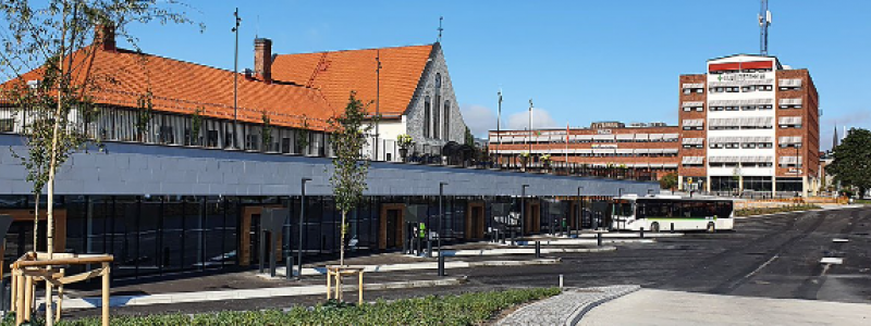 Satsningen på ett nytt resecentrum i Sundsvall ska underlätta för ett hållbart kollektivt resande. Foto: SKIFU