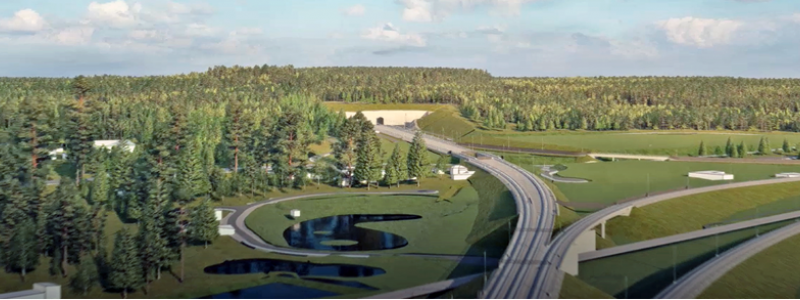 Den fem mil långa Järnvägssträckan från Hallsberg och söderut till Degerön är en del av Godsstråket genom Bergslagen. Foto: Trafikverket