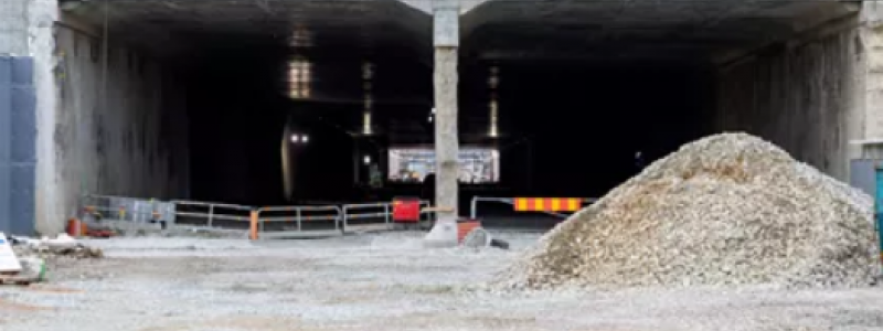 Åkarpstunneln uppvisar kvalitetsbrister. Foto: Trafikverket