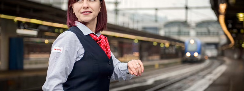 Punktligheten i rätt riktning för Mälartåg. Foto: MTR