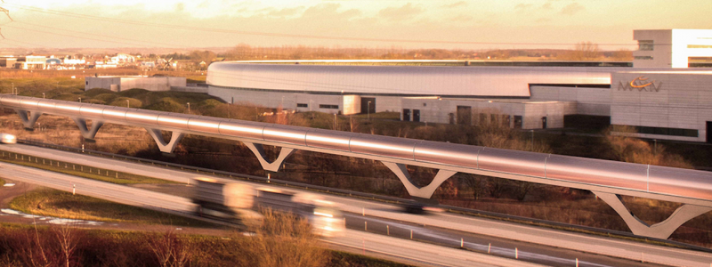 Hyperloop gör det möjligt att resa mellan Stockholm och Göteborg på 32 minuter. Bilder: Kanozi