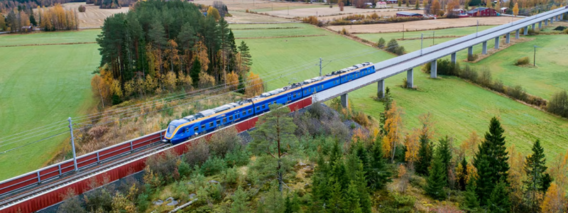 Norrbotniabanan kommer med stora möjligheter för Piteå. Foto: Patrick Degerman