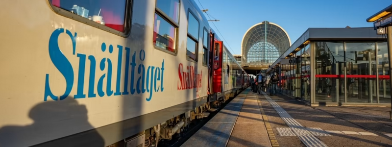 Nattåget mot Österrike i Höje Taastrup. Foto: Snälltåget