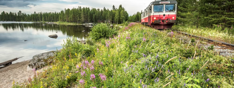 Vätgas är ett alternativ för att driva Inlandsbanan. Foto: Inlandsbanan