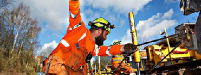 Banedanmark genomför en historiskt stor utbyggnad av järnvägen. Foto: Banedanmark