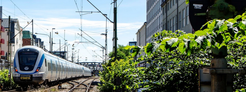 Trafikverket planerar att bygga ut järnvägen genom Sundbyberg i en tunnel. Foto: Trafikverket