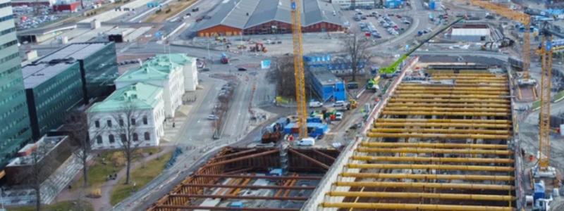 Västlänken är en järnväg i tunnel under centrala Göteborg som ger staden genomgående pendel- och regiontågtrafik. Foto: Trafikverket