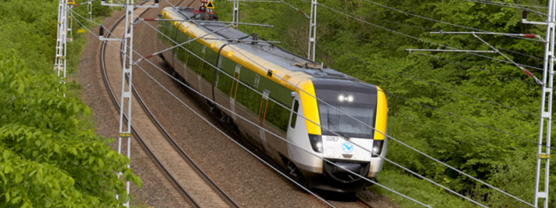Nu återupptas trafiken på  Viskadalsbanan. Foto: Västtarfik