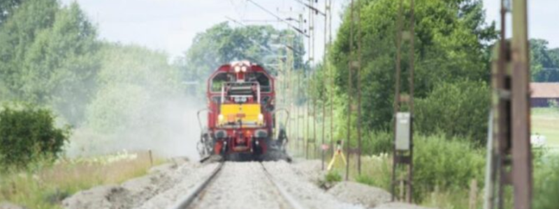 Strukton Rail tar basunderhållskontrakt för järnvägen i Bergslagen. Foto: Strukton Rail