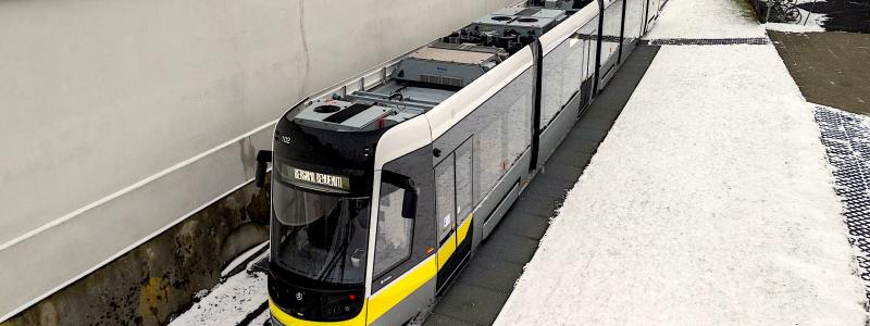 Škoda levererar tio nya spårvagnar till Bergamo. Låggolv, kollisionsskydd och kapacitet för 281 passagerare. Foto: Škoda
