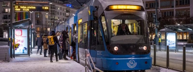 Det nya avtalet E43, för lokalbanorna, började gälla söndagen 15 december. Foto: SL