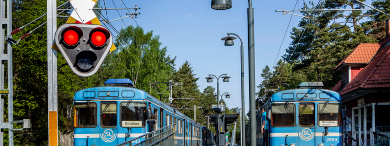 Bussar sätts in hela 2023 när SL rustar Saltsjöbanan för tätare trafik. Foto: SL