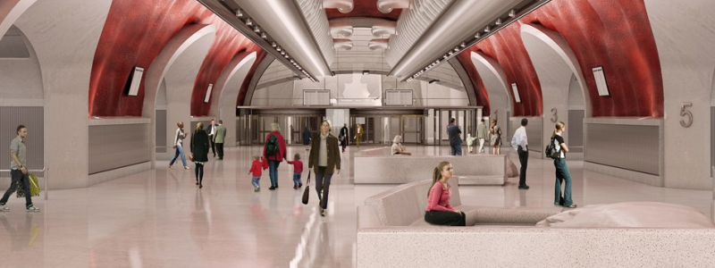Den nya terminalen delas in i två olika zoner, en för ankomst med plats för sex bussar och en för avgång med sjutton hållplatser.