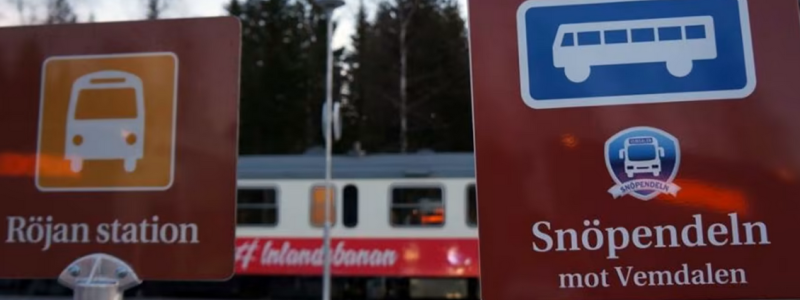 Ingen trafik på Inlandsbanan med Snötåget i vinter. Foto: Inlandsbanan