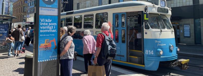Flera spårarbeten igång i Göteborg. Foto: Trafik Göteborg