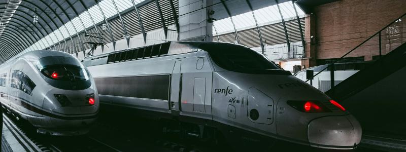 Höghastighetståg, Sevilla station. Foto: Marcelo/Unsplash