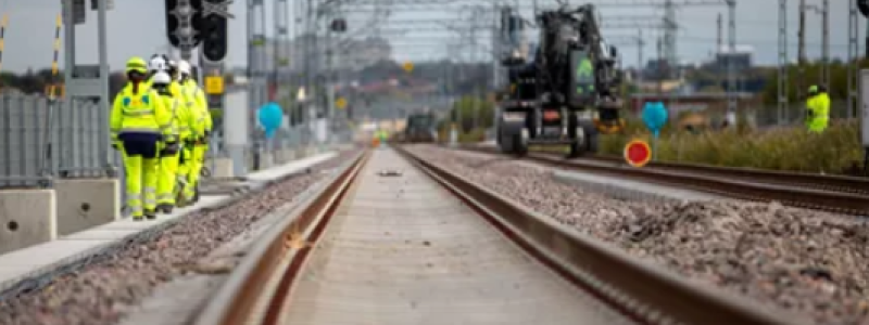 Snart rullar tågen som vanligt igen mellan Malmö och Lund. Foto: Trafikverket