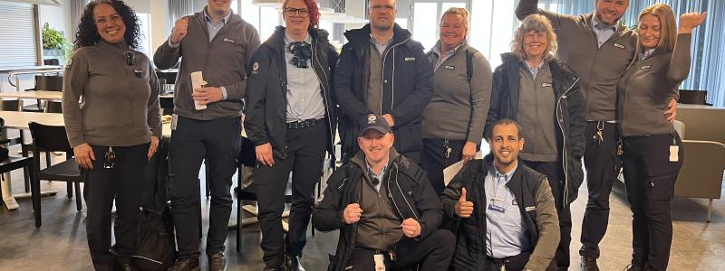 Samira och Robert kommer representera Göteborgs Spårvägar i EM i Frankfurt i september. Foto: Göteborgs Spårvägar