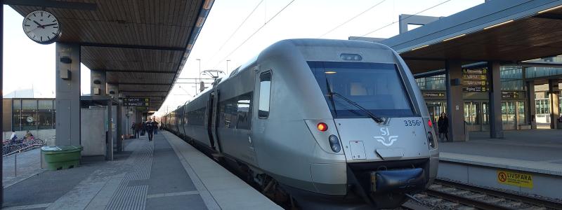 Regionaltåg 266 från Linköping i Uppsala Foto: G och J/Wikimedia Commons/https://commons.wikimedia.org/wiki/File:2016-12-06_176_Regionalt%C3%A5g_266_fr%C3%A5n_Link%C3%B6ping_i_Uppsala.jpg