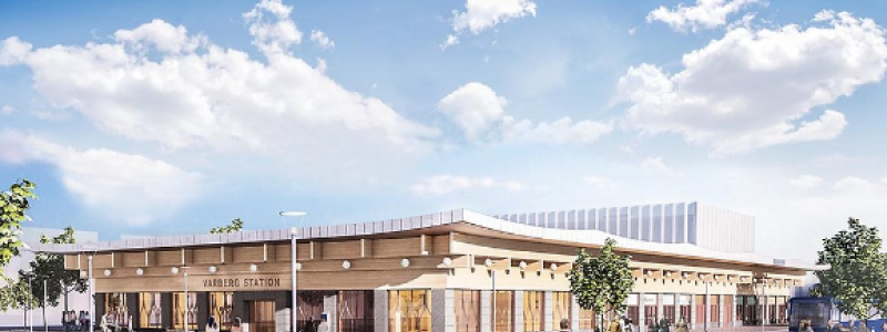 Nu tar Varbergs kommun över ansvaret för det nya stationsområdet. Foto: Varbergs kommun