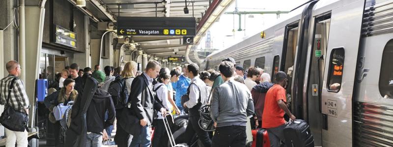 Stockholms central. Foto: SJ