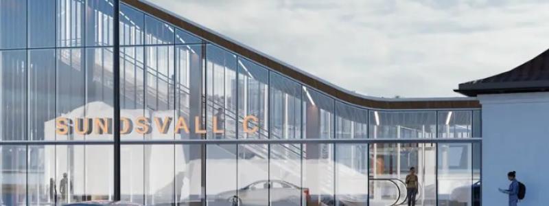 Sundsvall Central. Bild: Trafikverket