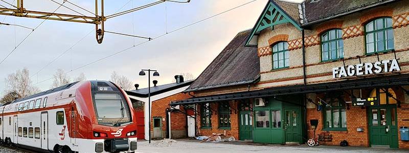 Trafikreducering: Ludvika – Fagersta – Västerås. Bild: Bergslagståg