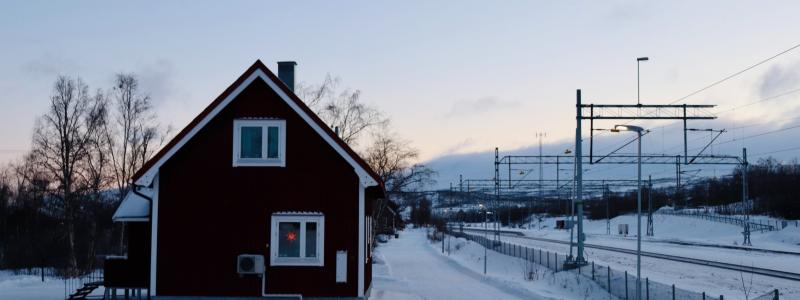 Abisko tågstation. Foto: Jian Liu/Unsplash