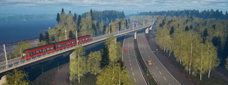 Staden Tammerfors i mellersta Finland bygger ständigt ut sitt spårvägsnät – även mot grannkommunerna. Bilden visar den planerade bron över Teiskontie-vägen.
Foto: Tampereen Ratikka Oy