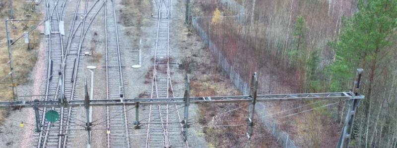 Tillbergas bangård byts och även spår och växlar. Foto: Trafikverkt
